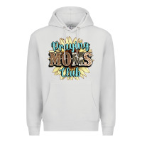 Dove Grey praying moms club Premium Hoodie - NancyCooperArtShop