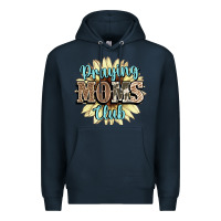 Navy praying moms club Premium Hoodie - NancyCooperArtShop