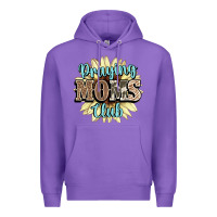 Purple praying moms club Premium Hoodie - NancyCooperArtShop