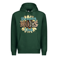 Sports Green praying moms club Premium Hoodie - NancyCooperArtShop