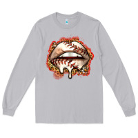 Moon Dust baseball lips Long Sleeve Tee - Zillion Design Studio