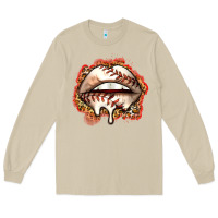 Mushroom baseball lips Long Sleeve Tee - Zillion Design Studio