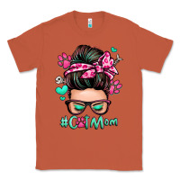 Copper cat mom messy bun Classic Tee - Zillion Design Studio