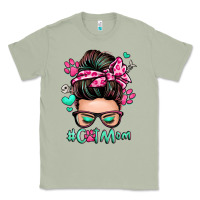 Matcha cat mom messy bun Classic Tee - Zillion Design Studio