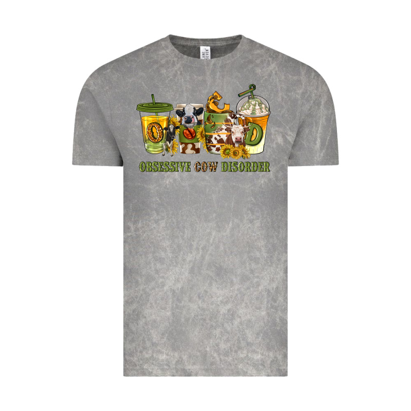 Obsessive Cow Disorder Coffee Cups Vintage Tee by texasbilliewilder | Teevron