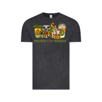 Vintage Black Obsessive cow disorder coffee cups Vintage Tee - texasbilliewilder