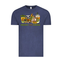 Vintage Denim Obsessive cow disorder coffee cups Vintage Tee - texasbilliewilder
