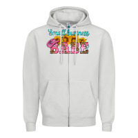 Dove Grey small business babe Zipper Hoodie - HRA Design Shop