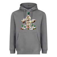 Storm martini glasses and martini bottle Heavyweight Hoodie - AdoDesignShop