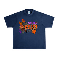 Navy little sister biggest fan basketball Urban Heavy Tee - Zillion Design Studio