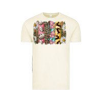 Vintage Arctic Easter Brushstroke With Quail Eggs Daisy And Bunny Vintage Tee - RanaPortraitStore