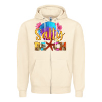 Sandshell salty beach Zipper Hoodie - HRA Design Shop