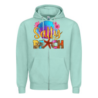 Seafoam salty beach Zipper Hoodie - HRA Design Shop