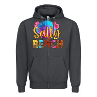 Smoke salty beach Zipper Hoodie - HRA Design Shop