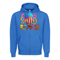 True Royal salty beach Zipper Hoodie - HRA Design Shop