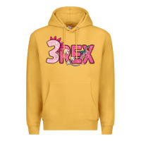 Mustard pink three rex Premium Hoodie - MaliasSmallBusiness