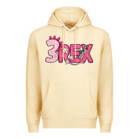 Pina Colada pink three rex Premium Hoodie - MaliasSmallBusiness