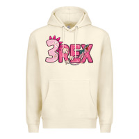 Sandshell pink three rex Premium Hoodie - MaliasSmallBusiness