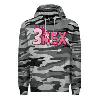 Slate Camo pink three rex Premium Hoodie - MaliasSmallBusiness