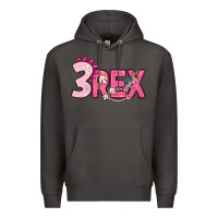 Smoke pink three rex Premium Hoodie - MaliasSmallBusiness