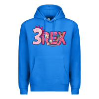 True Royal pink three rex Premium Hoodie - MaliasSmallBusiness