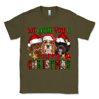 Army Green We Woof You A Merry Christmas Classic Tee - FaDigitalArtStudio