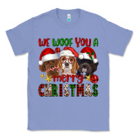 Colony Blue We Woof You A Merry Christmas Classic Tee - FaDigitalArtStudio