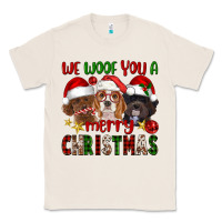 Natural We Woof You A Merry Christmas Classic Tee - FaDigitalArtStudio