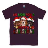 Plum We Woof You A Merry Christmas Classic Tee - FaDigitalArtStudio