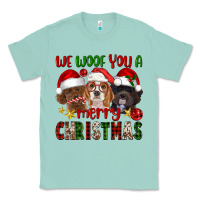 Seafoam We Woof You A Merry Christmas Classic Tee - FaDigitalArtStudio