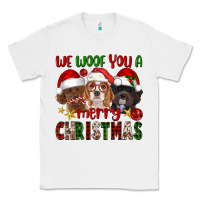 White We Woof You A Merry Christmas Classic Tee - FaDigitalArtStudio