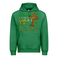 Emerald I Am Not Lucky I Am Blessed St. Patricks Urban Hoodie - BundleAndBundleShop