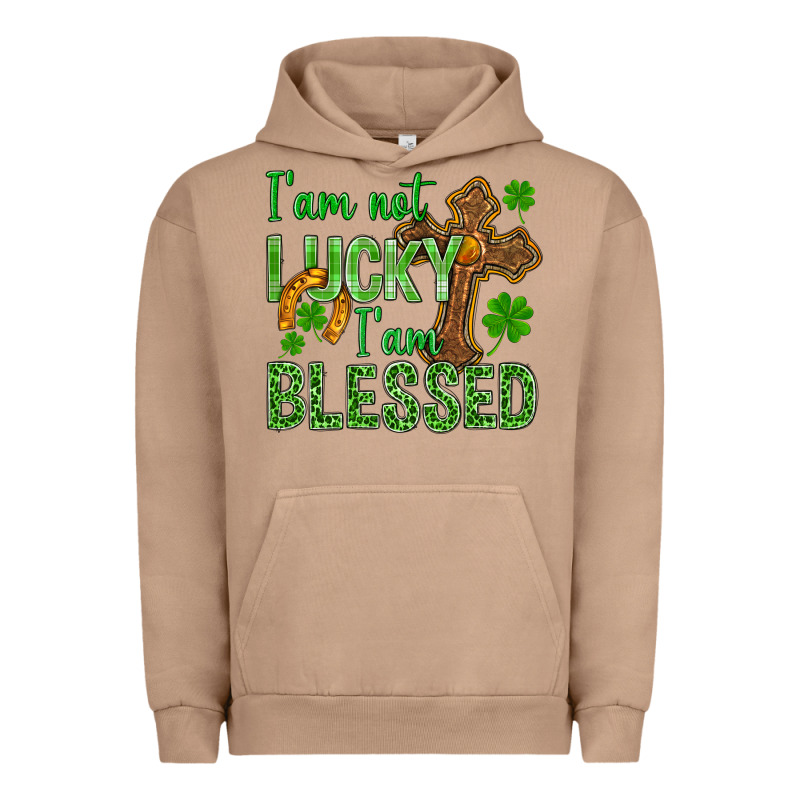 I Am Not Lucky I Am Blessed St. Patricks Urban Hoodie by BundleAndBundleShop | Teevron