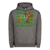 Pigment Tornado I Am Not Lucky I Am Blessed St. Patricks Urban Hoodie - BundleAndBundleShop