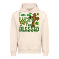 Sandshell I Am Not Lucky I Am Blessed St. Patricks Urban Hoodie - BundleAndBundleShop