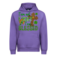 Tulip I Am Not Lucky I Am Blessed St. Patricks Urban Hoodie - BundleAndBundleShop