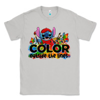 Moon Dust color outside the lines autism stitch Classic Tee - Zillion Design Studio