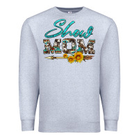Heather Grey show mom aztec cowhide sunflower and arrow Premium Sweatshirt - Artiststas