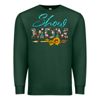 Sports Green show mom aztec cowhide sunflower and arrow Premium Sweatshirt - Artiststas