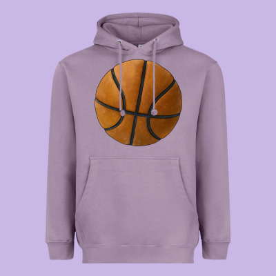 Basketball Ball Heavyweight Hoodie Designed By Jahusdesignshop