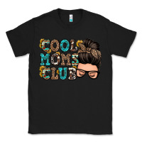 Black cool moms club messy bun Classic Tee - Zillion Design Studio