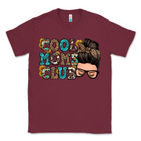 Burgundy cool moms club messy bun Classic Tee - Zillion Design Studio