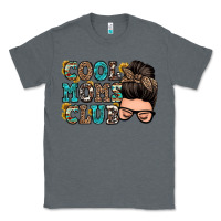 Charcoal Heather cool moms club messy bun Classic Tee - Zillion Design Studio