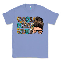 Colony Blue cool moms club messy bun Classic Tee - Zillion Design Studio