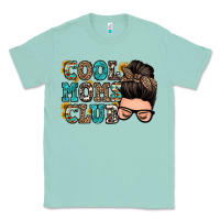 Seafoam cool moms club messy bun Classic Tee - Zillion Design Studio