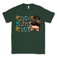 Sports Green cool moms club messy bun Classic Tee - Zillion Design Studio