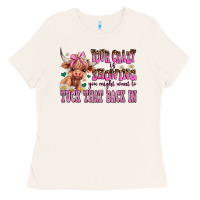 Bone your crazy is showing you might want to tuck that Ladies Tee - AdoDesignShop