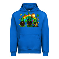 Cobalt St. Patrick's afro gnomies with rainbow Urban Hoodie - BundleAndBundleShop