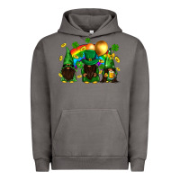 Pigment Tornado St. Patrick's afro gnomies with rainbow Urban Hoodie - BundleAndBundleShop