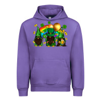 Tulip St. Patrick's afro gnomies with rainbow Urban Hoodie - BundleAndBundleShop
